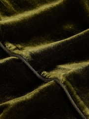 White Stuff Green Belle Wide Leg Velvet Trousers - Image 6 of 6