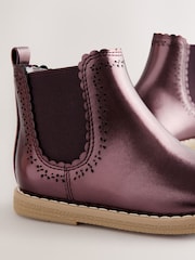 Red Standard Fit (F) Chelsea Ankle Boots - Image 4 of 5