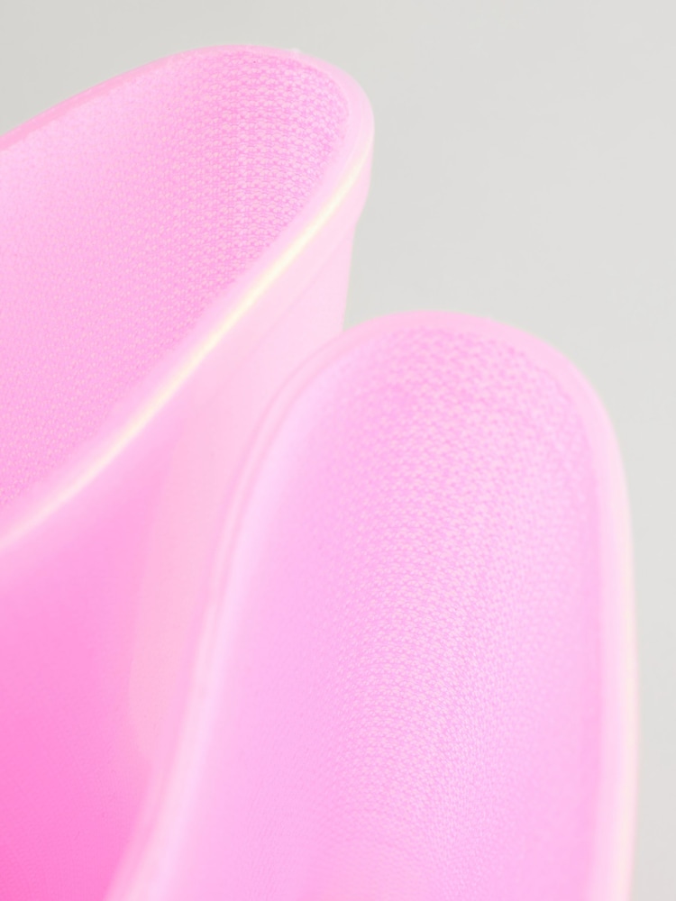 Pink Shimmer PVC Wellies - Image 5 of 6