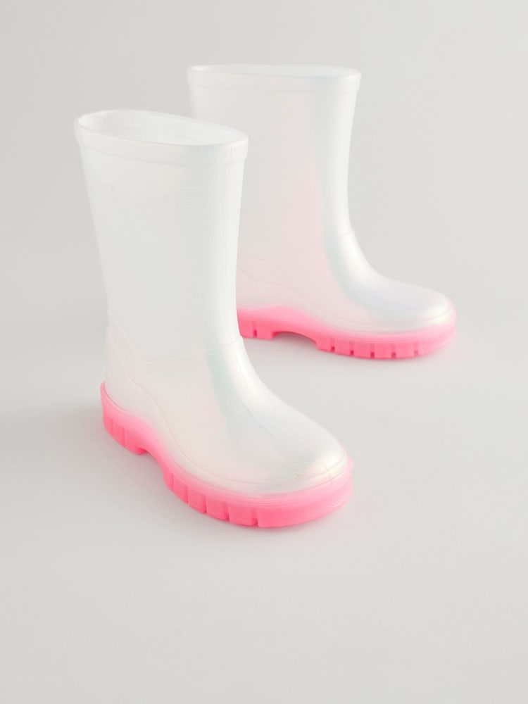 Iridescent PVC Wellies - Image 1 of 6
