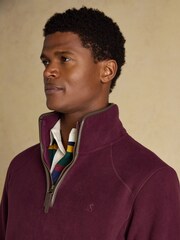 Heritage Fleece Burgundy Red Quarter Zip - Image 3 of 9