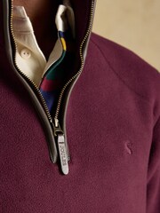 Heritage Fleece Burgundy Red Quarter Zip - Image 4 of 9