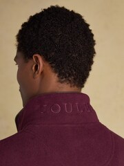 Heritage Fleece Burgundy Red Quarter Zip - Image 7 of 9