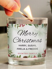 Personalised Merry Christmas Candle Jar by PMC - Image 2 of 3