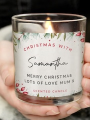Personalised Christmas With... Scented Jar Candle by PMC - Image 3 of 3
