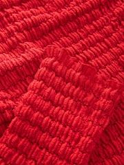 Red Long Sleeve Textured Top - Image 8 of 8
