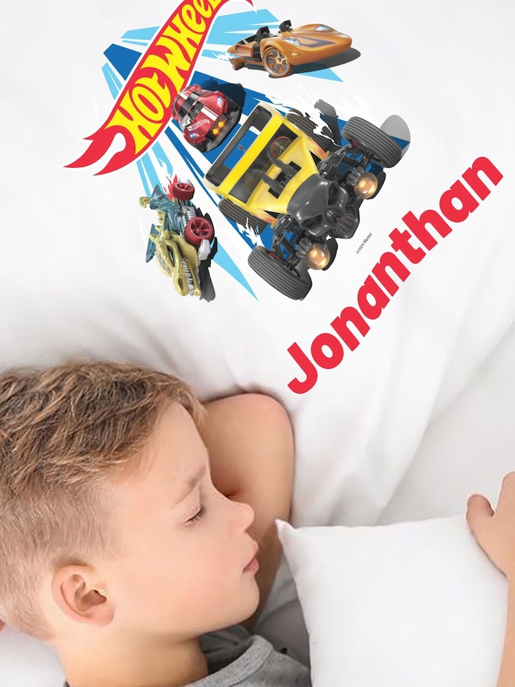 Personalised Hot Wheels Pillowcase by Character World - Image 1 of 4