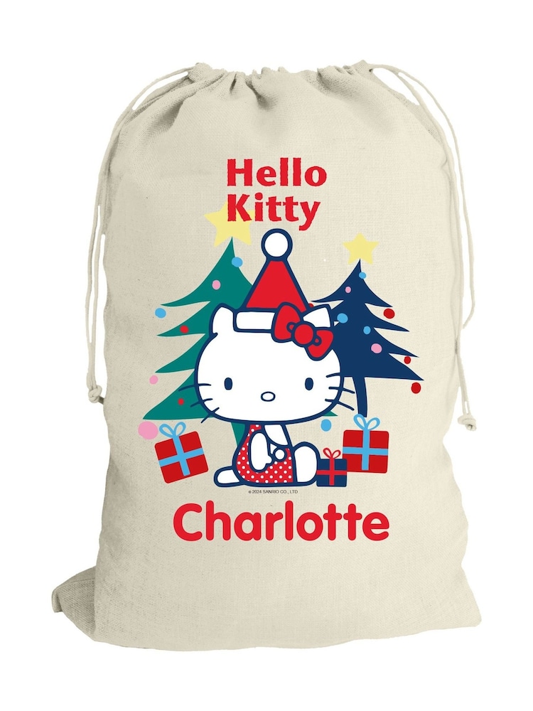 Personalised Hello Kitty Christmas Sack by Character World - Image 5 of 5