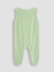 JoJo Maman Bébé Cotton Footed 2-Piece Dungarees Set - Imagen 4 de 6