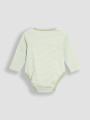 JoJo Maman Bébé Cotton Footed 2-Piece Dungarees Set - Imagen 6 de 6