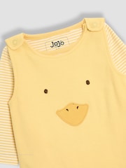 JoJo Maman Bébé Footed Dungarees Set 3 Piece - Imagen 7 de 7