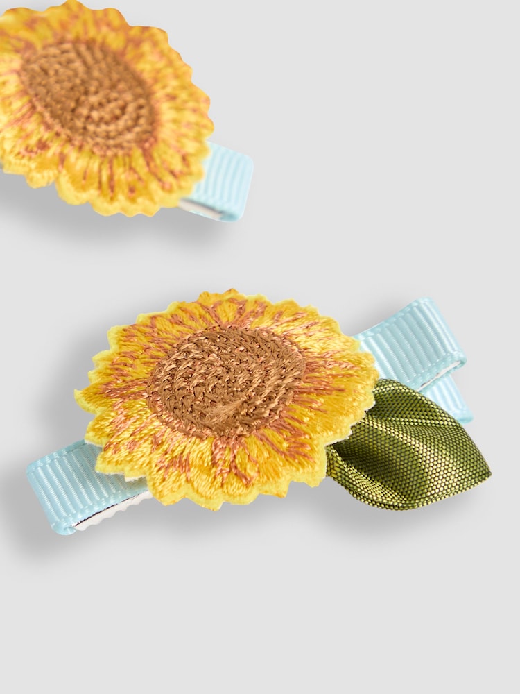 JoJo Maman Bébé Yellow 2-Pack Crochet Clips - Image 4 of 4 JoJo Maman Bébé Yellow 2-Pack Crochet Clips - Image 4 of 4