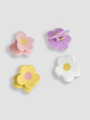 JoJo Maman Bébé Yellow 4-Pack Claw Clips - Image 3 of 3