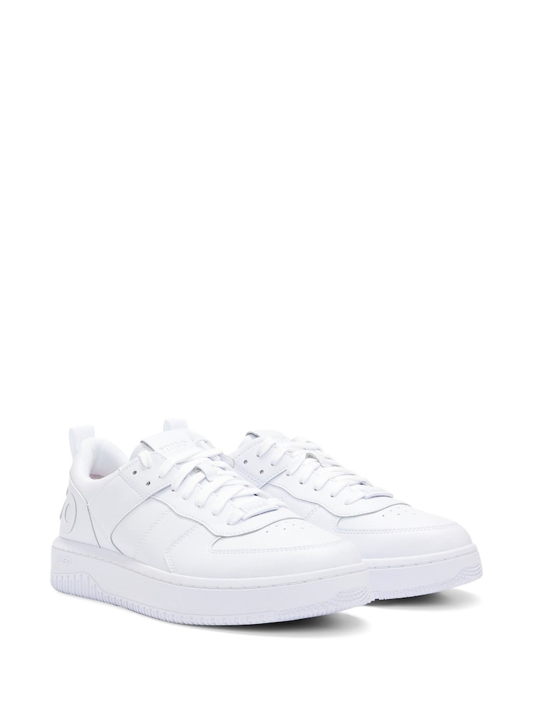 HUGO Logo Detail Trainers With Bonded Leather - Bild 1 von 3 HUGO Logo Detail Trainers With Bonded Leather - Bild 1 von 3