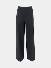 Whistles Black Petite Louisa Tab Detail Trousers - Image 4 of 4