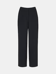 Whistles Black Petite Ultimate Crepe Trousers - Image 5 of 5