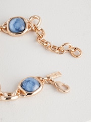 Gold Tone Resin Link Bracelet - Image 5 of 5