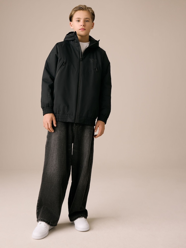 Schwarz - Waterproof Bomber Jacket (3-17yrs) - Bild 2 von 6 Schwarz - Waterproof Bomber Jacket (3-17yrs) - Bild 2 von 6