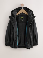Negro - Waterproof Bomber Jacket (3-17yrs) - Imagen 8 de 12