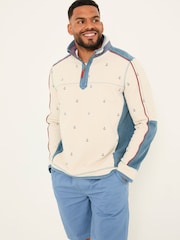 FatFace Airlie Natural Airlie Anchor Sweat - Image 5 of 8
