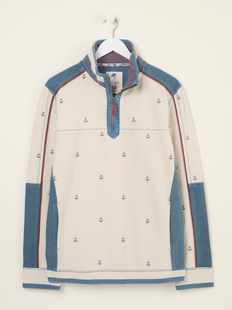 FatFace Airlie Natural Airlie Anchor Sweat - Image 8 of 8