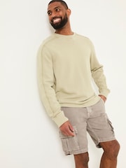 FatFace Otterton Sage Green Crew Neck Sweatshirt - Image 1 of 7