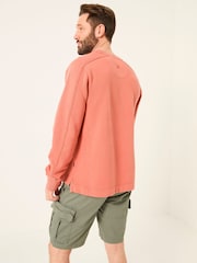 FatFace Otterton Orange Crew Neck Sweatshirt - Image 2 of 7