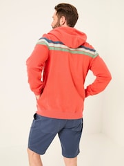 FatFace Brooke Orange Cut and Sew Hoody - Image 2 of 5