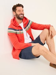 FatFace Brooke Orange Cut and Sew Hoody - Image 4 of 5
