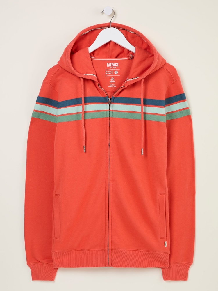 FatFace Brooke Orange Brooke Cut and Sew Hoody - Image 5 of 5 FatFace Brooke Orange Brooke Cut and Sew Hoody - Image 5 of 5