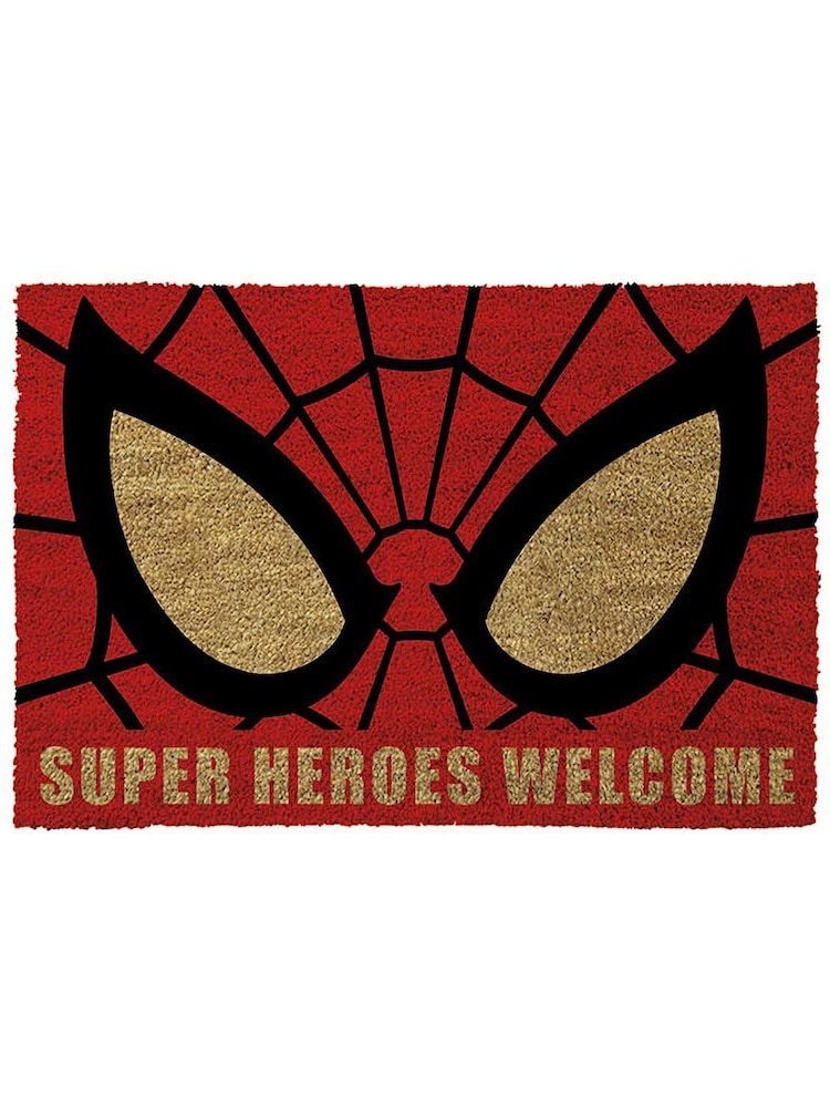 Pyramid International Multi Marvel Spiderman Super Heroes Welcome Door Mat - Image 1 of 1
