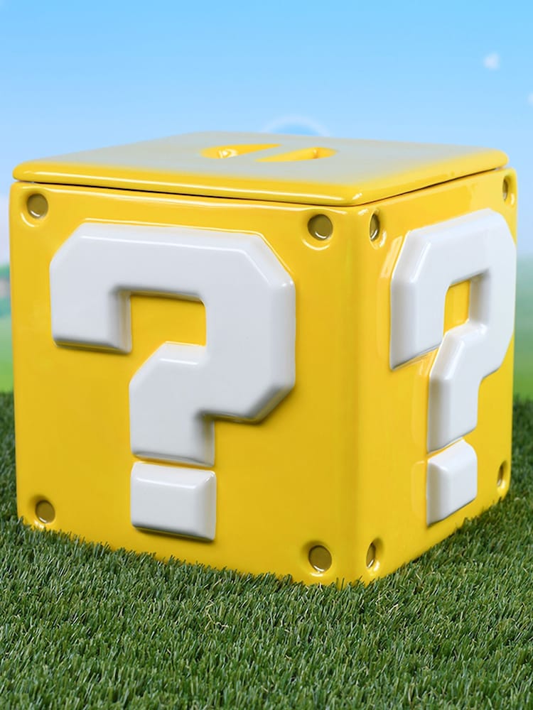Pyramid International Super Mario Question Mark Block Cookie Jar - Image 1 of 2