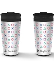 Pyramid International Playstation Shapes Metal Travel Mug - Image 1 of 1