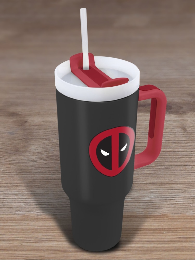Pyramid International Black Deadpool Symbol 40Oz Tumbler - Image 1 of 6