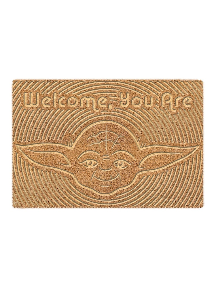 Pyramid International Multi Star Wars Yoda Embossed Doormat - Image 1 of 1 Pyramid International Multi Star Wars Yoda Embossed Doormat - Image 1 of 1