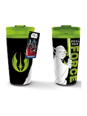 Pyramid International Multi Star Wars Yoda Feel the Force Metal Travel Mug - Image 1 of 1