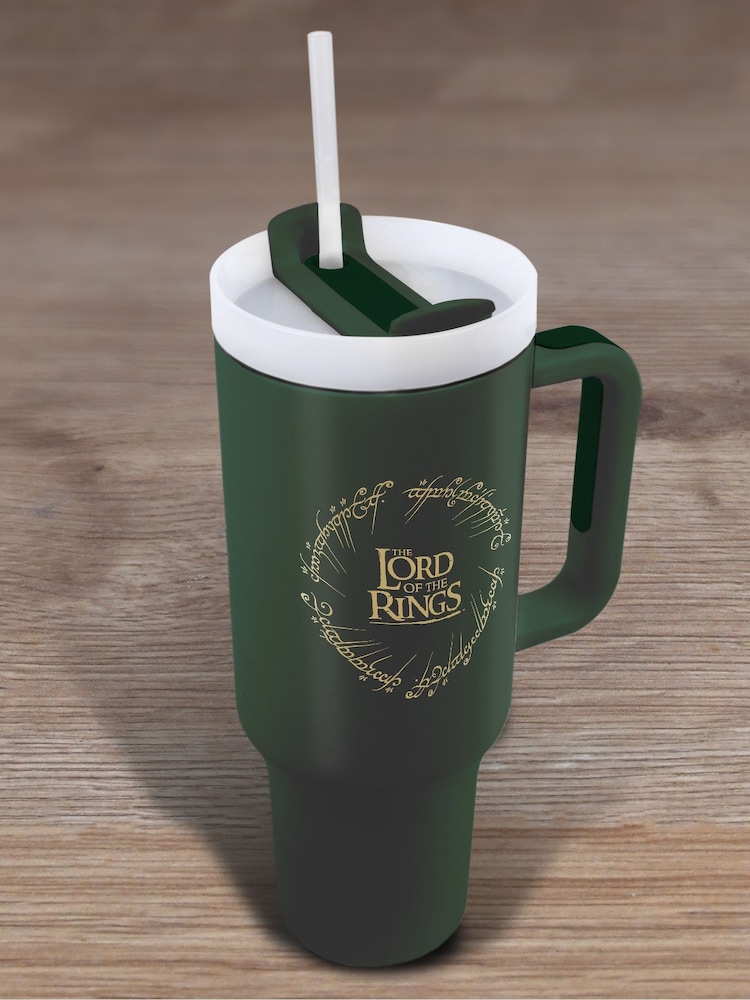 Pyramid International Green Lord Of The Rings Elvish Inscription 40Oz Tumbler - Image 1 of 3