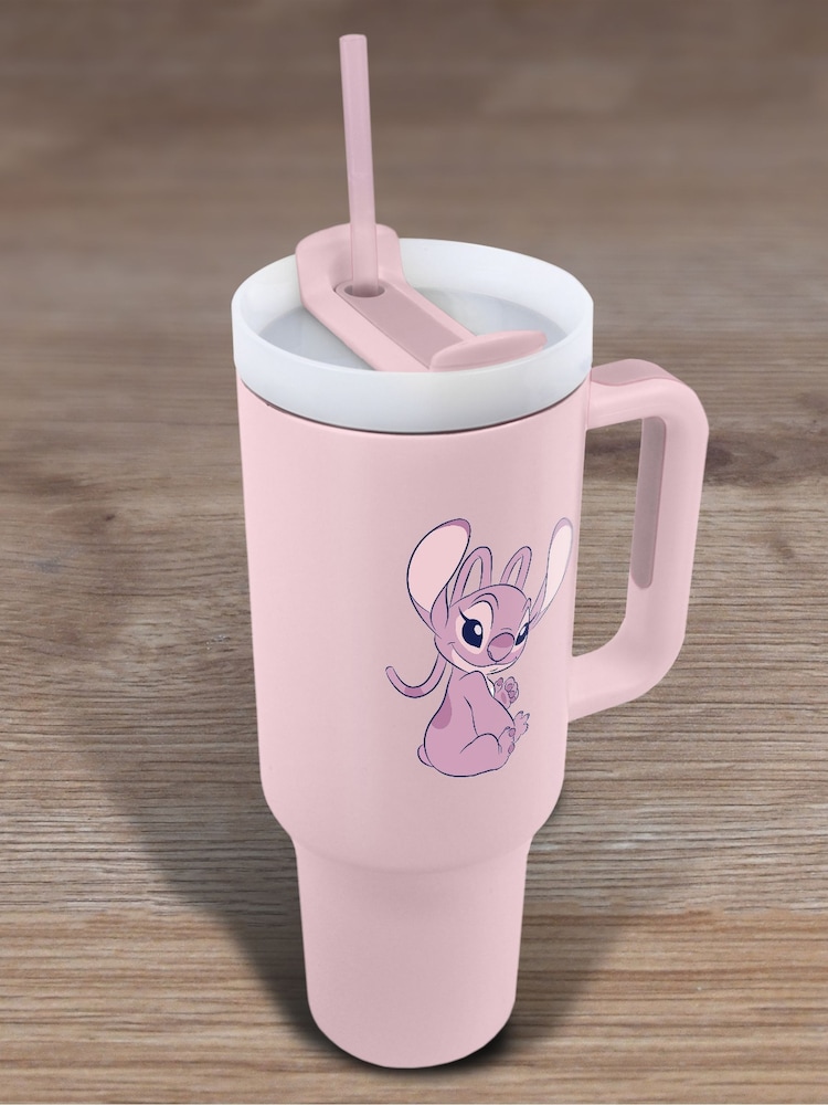Pyramid International Pink Stitch Angel Sitting 40Oz Tumbler - Image 1 of 6