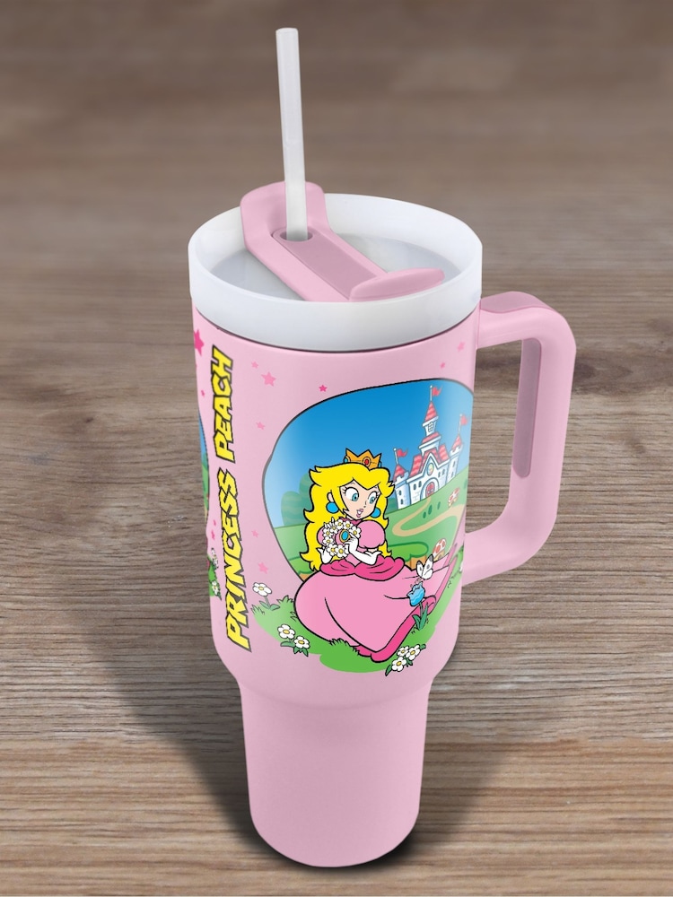 Pyramid International Pink Super Mario Peach 40Oz Tumbler - Image 1 of 6
