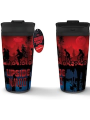 Pyramid International Multi Stranger Things 4 Scene Metal Travel Mug - Image 1 of 1