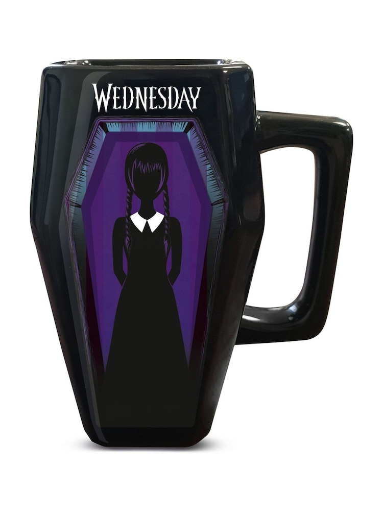 Pyramid International Multi Wednesday Coffin Shaped Mug - Image 1 of 3