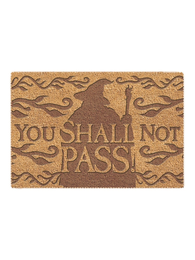 Pyramid International Multi The Lord Of The Rings You Shall Not Pass Embossed Doormat - Image 1 of 1