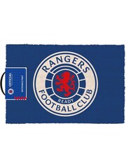 Pyramid International Multi Rangers Fc Club Crest Doormat - Image 1 of 1