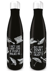 Pyramid International Wednesday Don’t Care Metal Drinks Bottle - Image 1 of 1