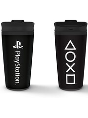 Pyramid International Black PlayStation Onyx Metal Travel Mug - Image 1 of 1