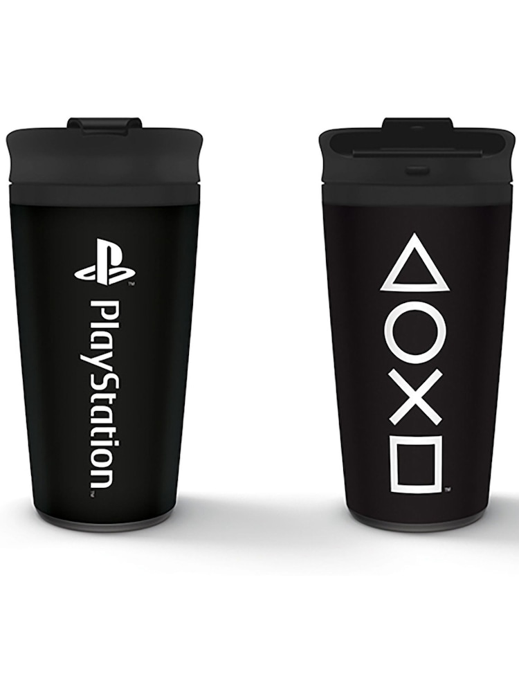 Pyramid International Black PlayStation Onyx Metal Travel Mug - Image 1 of 1