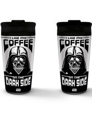 Pyramid International Multi Star Wars I Like My Coffee on the Dark Sidemetal Travel Mug - Image 2 of 2