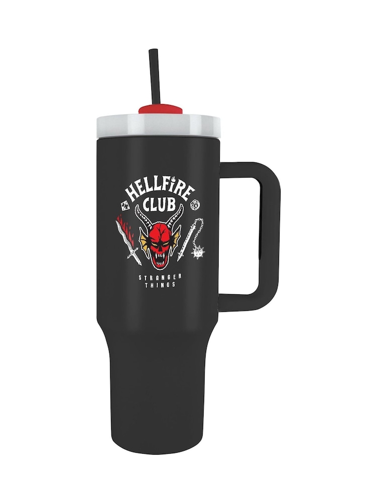 Pyramid International Black Stranger Things Hellfire Club 40Oz Tumbler - Image 2 of 6