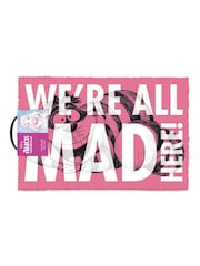 Pyramid International Multi Alice In Wonderland We are All Mad Here Doormat - Image 1 of 1