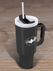Pyramid International Black Batman Bat Emblem 40Oz Tumbler - Image 1 of 6